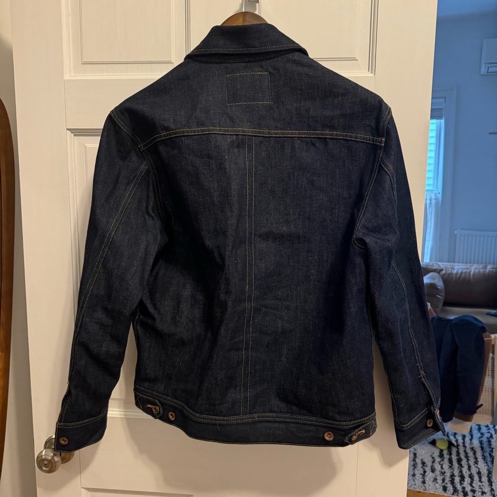 Taylor Stitch Long Haul Dark Denim Jacket 42 - Picture 8 of 8